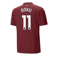 Manchester City Jeremy Doku #11 Replika Tredje Tröja 2024-25 Kortärmad